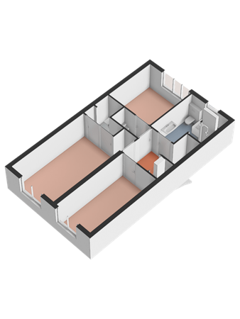 Floorplan - Rembrandt van Rijnstraat 29, 3751 VH Bunschoten-Spakenburg